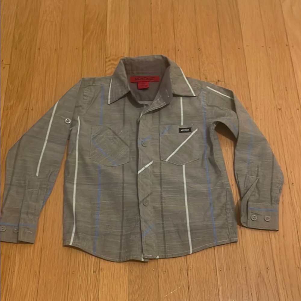Montage button up shirt
